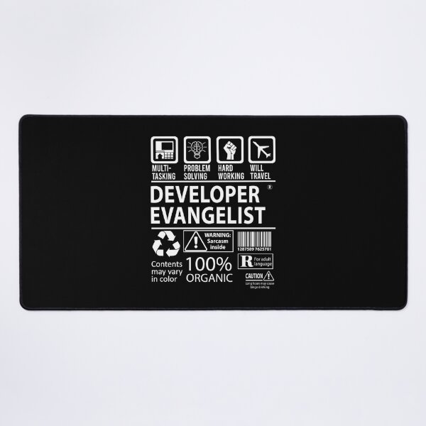 Item preview, Developer Evangelist T Shirt - MultiTasking Certified Job Gift Item Tee designed and sold by oslandefren.