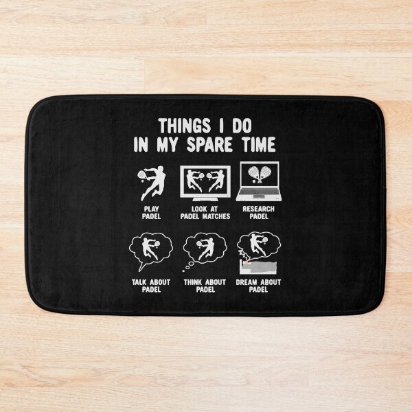 Item preview, Padel 6 Things I Do in my Spare Time Funny Padel player gift designed and sold by grinta2021.