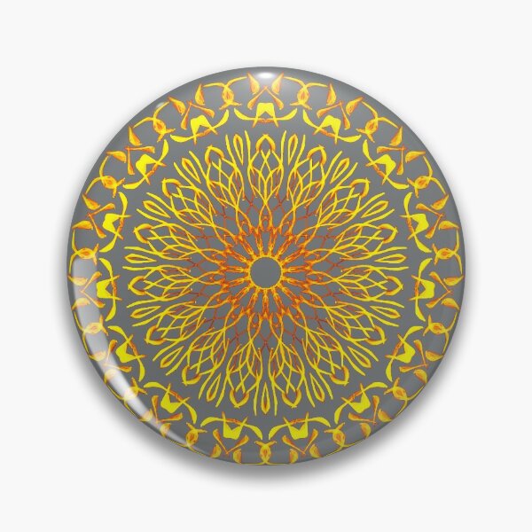 Item preview, Golden Flower mandala designed and sold by Akashdigiart.