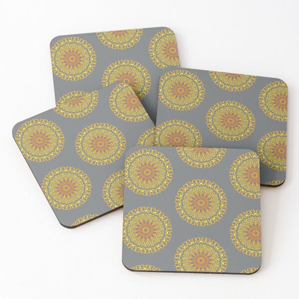 Item preview, Golden Flower mandala designed and sold by Akashdigiart.