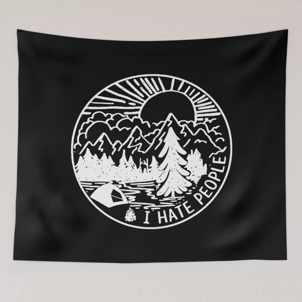 Item preview, I Hate People I Love Camping designed and sold by anthonymark14.
