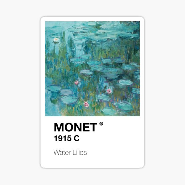 Item preview, Claude Monet water lilies 1915 designed and sold by Platform11west.