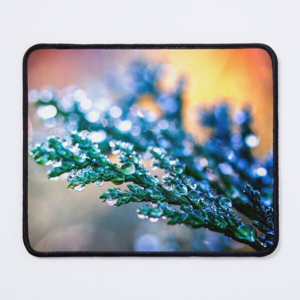 Item preview, Raindrops on Leylandii  designed and sold by FOLK ART FUSION by heidiannemorris.