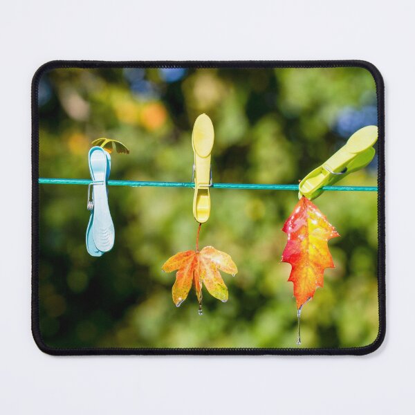 Item preview, Leaves on a line designed and sold by FOLK ART FUSION by heidiannemorris.