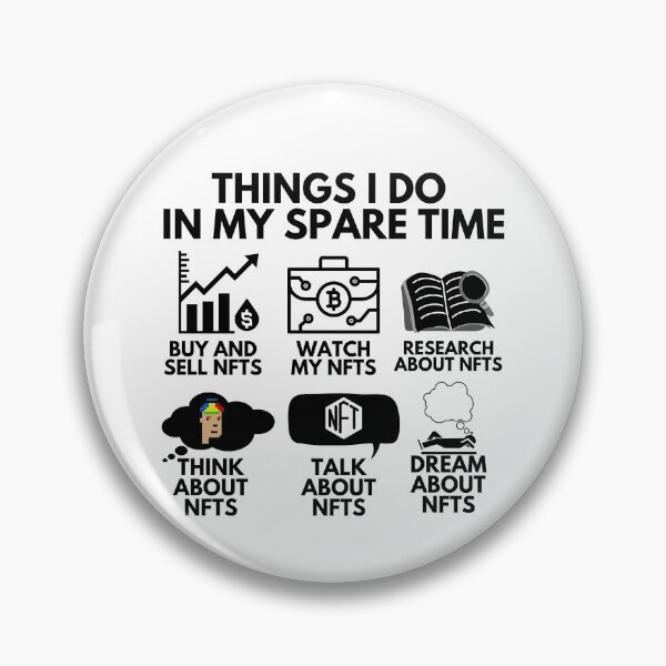 Item preview, Funny NFT Cryptocurrency Shirt - Things I Do In My Spare Time NFTs designed and sold by nft-millionaire.