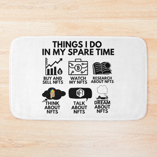 Item preview, Funny NFT Cryptocurrency Shirt - Things I Do In My Spare Time NFTs designed and sold by nft-millionaire.