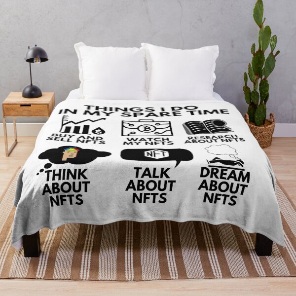 Item preview, Funny NFT Cryptocurrency Shirt - Things I Do In My Spare Time NFTs designed and sold by nft-millionaire.