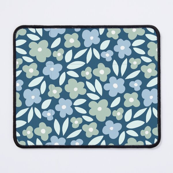 Item preview, Abstract Blue Florals designed and sold by PeachyLitchi.