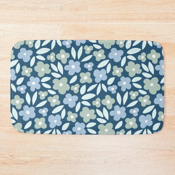 Item preview, Abstract Blue Florals designed and sold by PeachyLitchi.