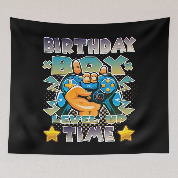 Item preview, Birthday Boy Level Up Time Gamer Birthday Funny Gift T-shirt designed and sold by Marika1100.