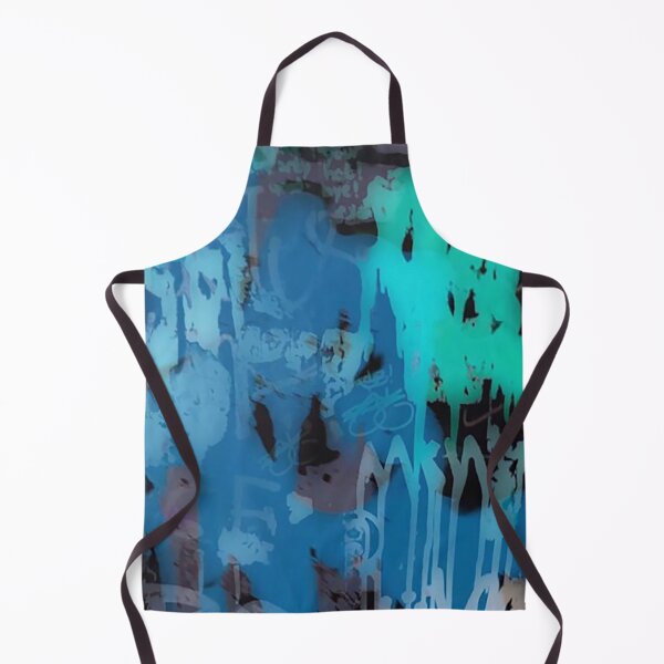 Item preview, Melting Graffiti Two Toned Green Blue Street Art designed and sold by Alisonhgross18.