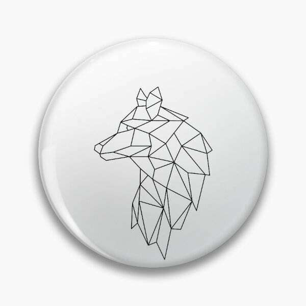 Item preview, Geometric art wolf designed and sold by Starlordstore.
