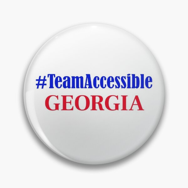 Team Accessible GEORGIA Pin