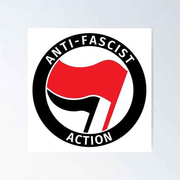 Vista previa del artículo con la obra «Acción Antifascista», diseñado y vendido por fabianb.