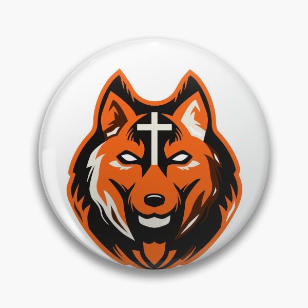 Item preview, Cross wolf designed and sold by Starlordstore.