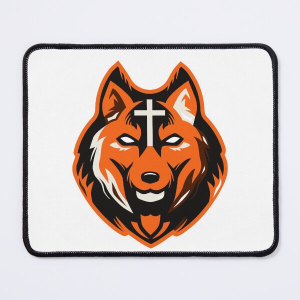 Item preview, Cross wolf designed and sold by Starlordstore.