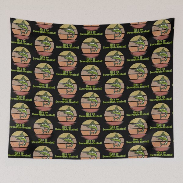 Item preview, He's so Swordfish-ticated!-fishing. designed and sold by DesignedBySnip.