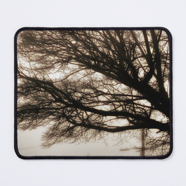 Item preview, Morning Fog with Tree designed and sold by FOLK ART FUSION by heidiannemorris.