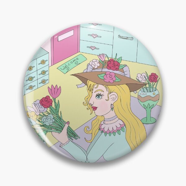 Item preview, Flower Shop Girl designed and sold by drawwithren.