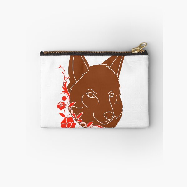 Item preview, Kind wolf with flowers designed and sold by Starlordstore.