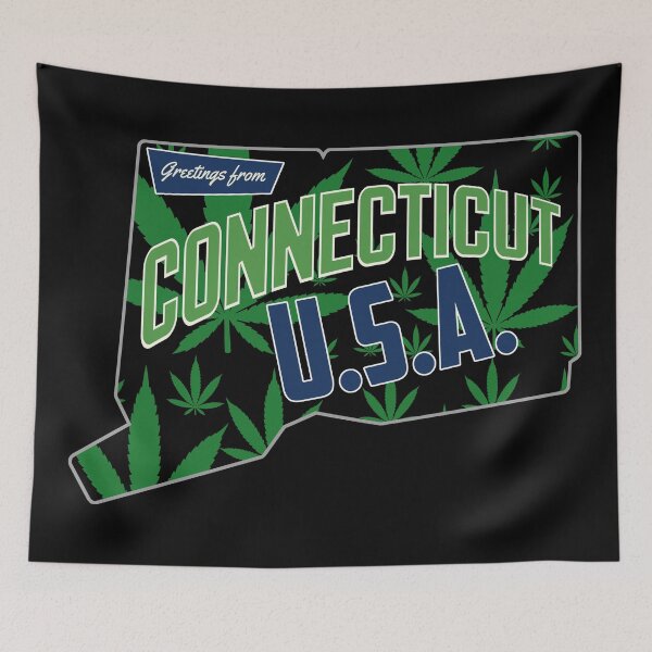 Item preview, Connecticut  Marijuana Cannabis Weed Connecticut  designed and sold by MarijuanaTshirt.
