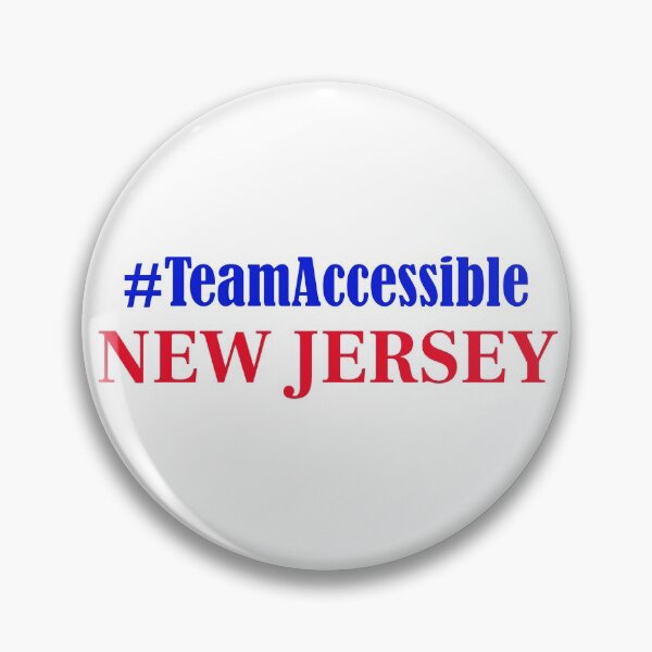 Team Accessible NEW JERSEY Pin