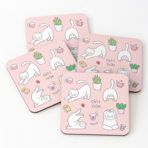 Item preview, Meow Yoga designed and sold by kawaiistudio.