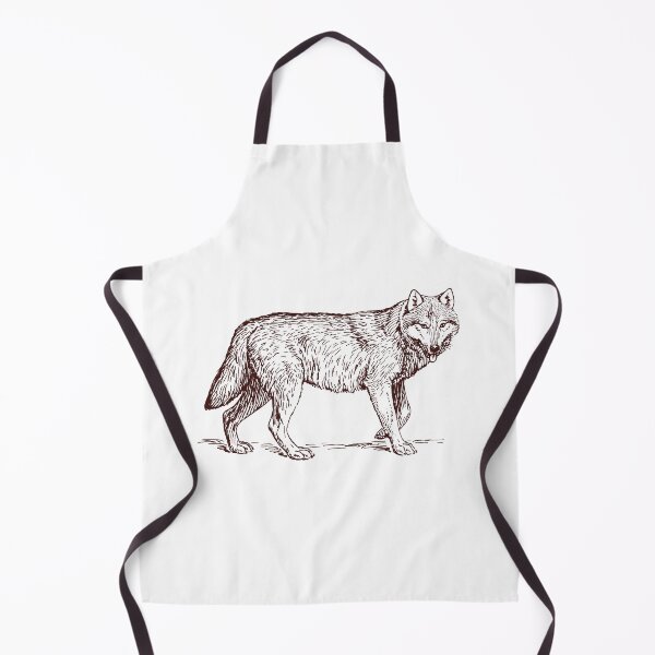 Item preview, wolf drawing designed and sold by Starlordstore.