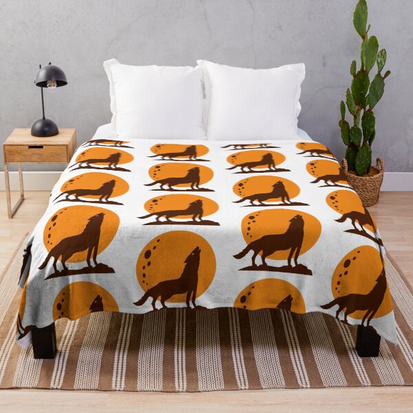 Artikelvorschau, Sonnenuntergang heulender Wolf entworfen und verkauft von Starlordstore.