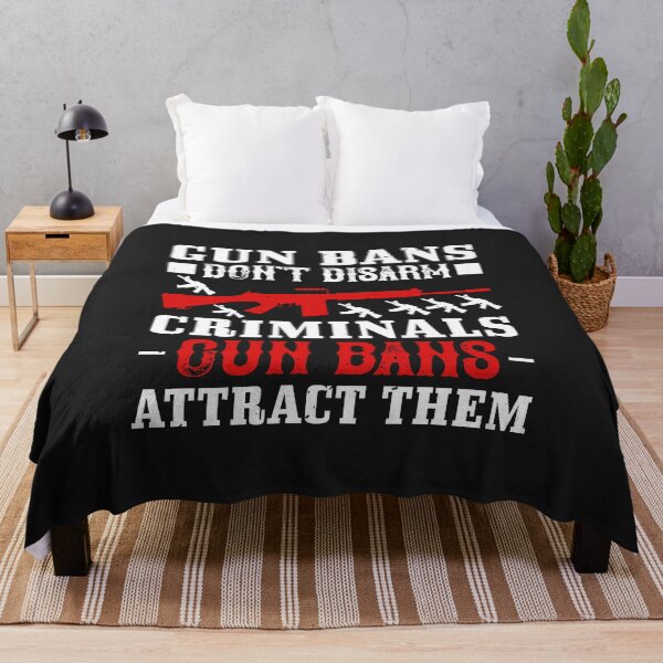 Item preview, Gun bans don't disarm criminals, gun bans attract them designed and sold by JeffreyMCombs.