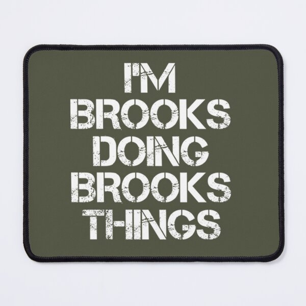 Item preview, Brooks  Name Doing Brooks Things designed and sold by LeahCoun.