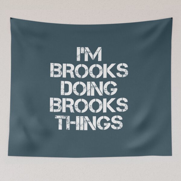 Item preview, Brooks  Name Doing Brooks Things designed and sold by LeahCoun.