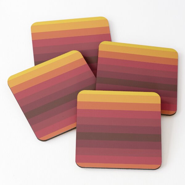 Item preview, Seventies stripes - sunset stripes designed and sold by knappidesign.