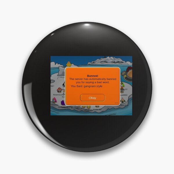 Item preview, gangnam style club penguin Sticker designed and sold by AlexanderTeutsc.