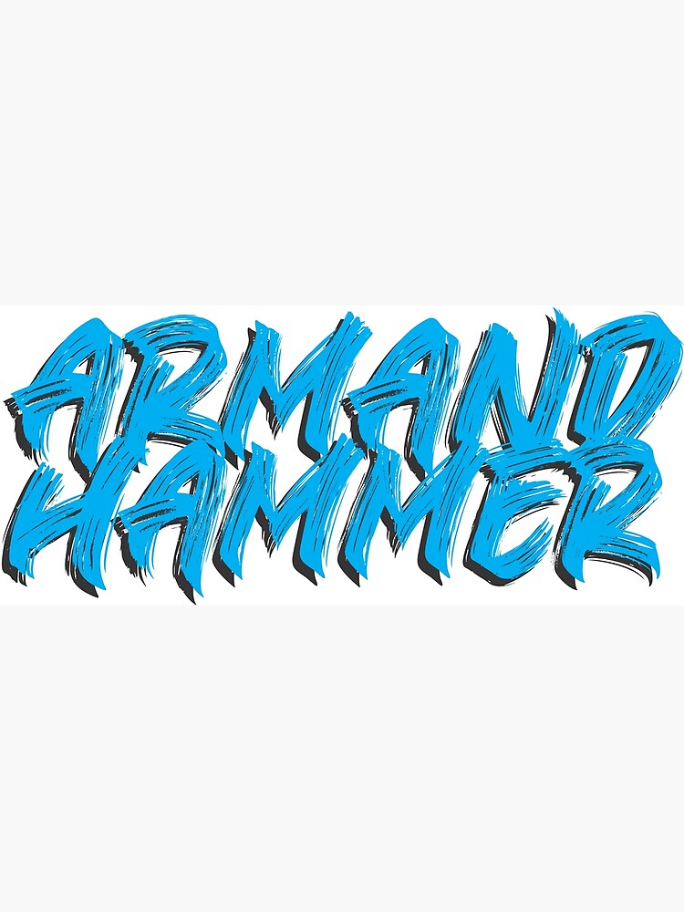 "armand hammer logo" Poster by glennslebby Redbubble