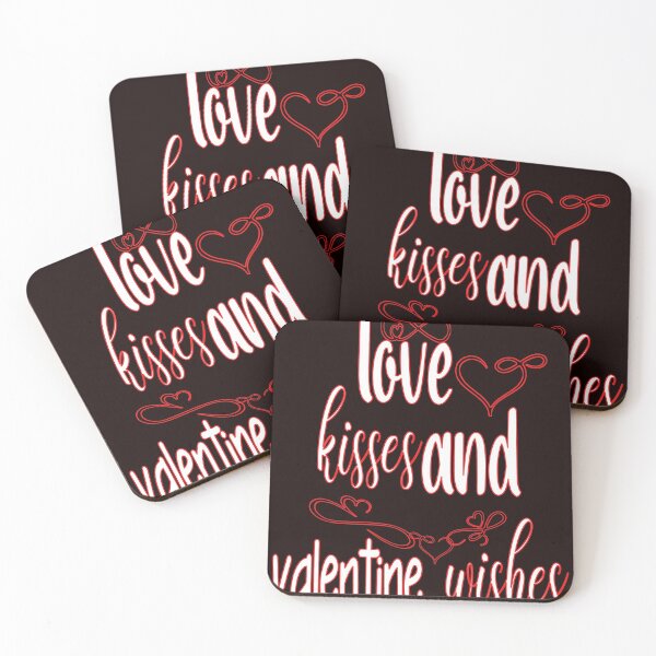Item preview, love kisses and valentine wishes, Touching love quote designed and sold by fricostyle.