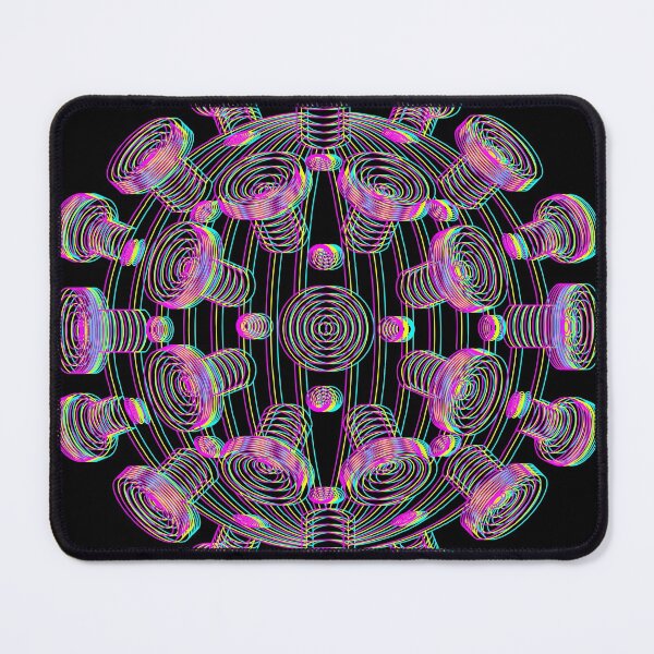 Item preview, fun virus triple image line art covid, covid19, coronavirus designed and sold by mirrorimages.