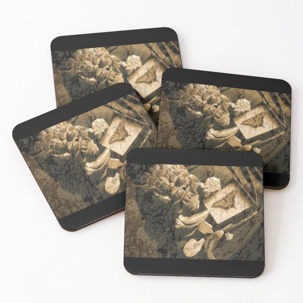 Item preview, Tibetan Mask Still Life Distressed Photography Design designed and sold by EarthArtDesigns.