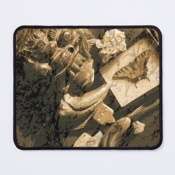 Item preview, Tibetan Mask Still Life Distressed Photography Design designed and sold by EarthArtDesigns.