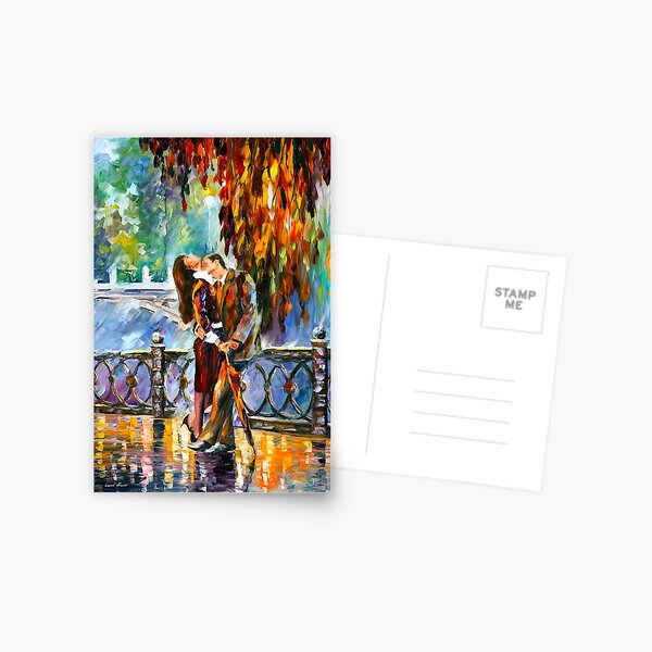 Item preview,  KISS AFTER THE RAIN - Leonid Afremov designed and sold by Leonid Afremov.