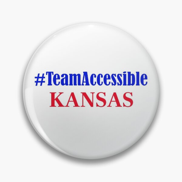 Team Accessible KANSAS Pin