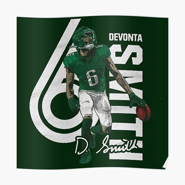 Cheap NFL Philadelphia Eagles Devonta Smith Poster Wall Art, Philadelphia  Eagles Merchandise - Allsoymade