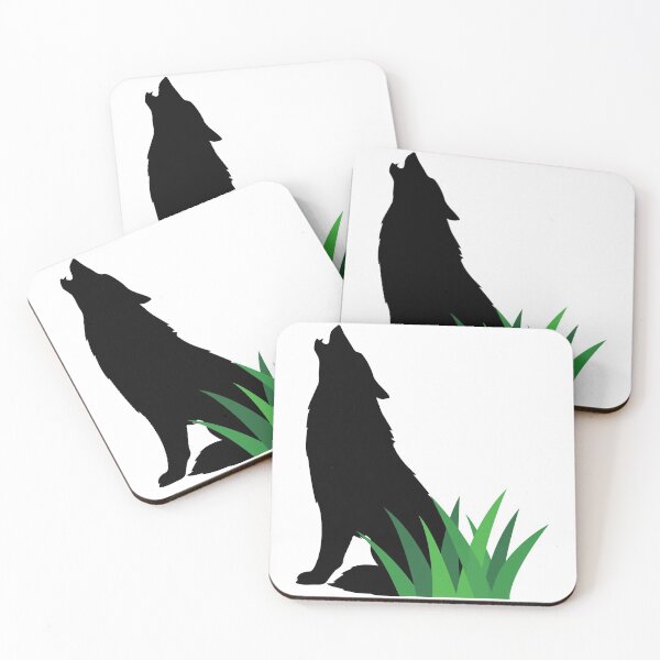 Artikelvorschau, Heulender Wolf entworfen und verkauft von Starlordstore.