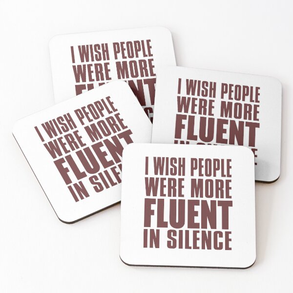 Item preview, I Wish People Were More Fluent In Silence designed and sold by techdave.