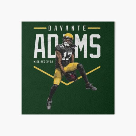 Davante Adams Home Jersey Art Board Print for Sale by