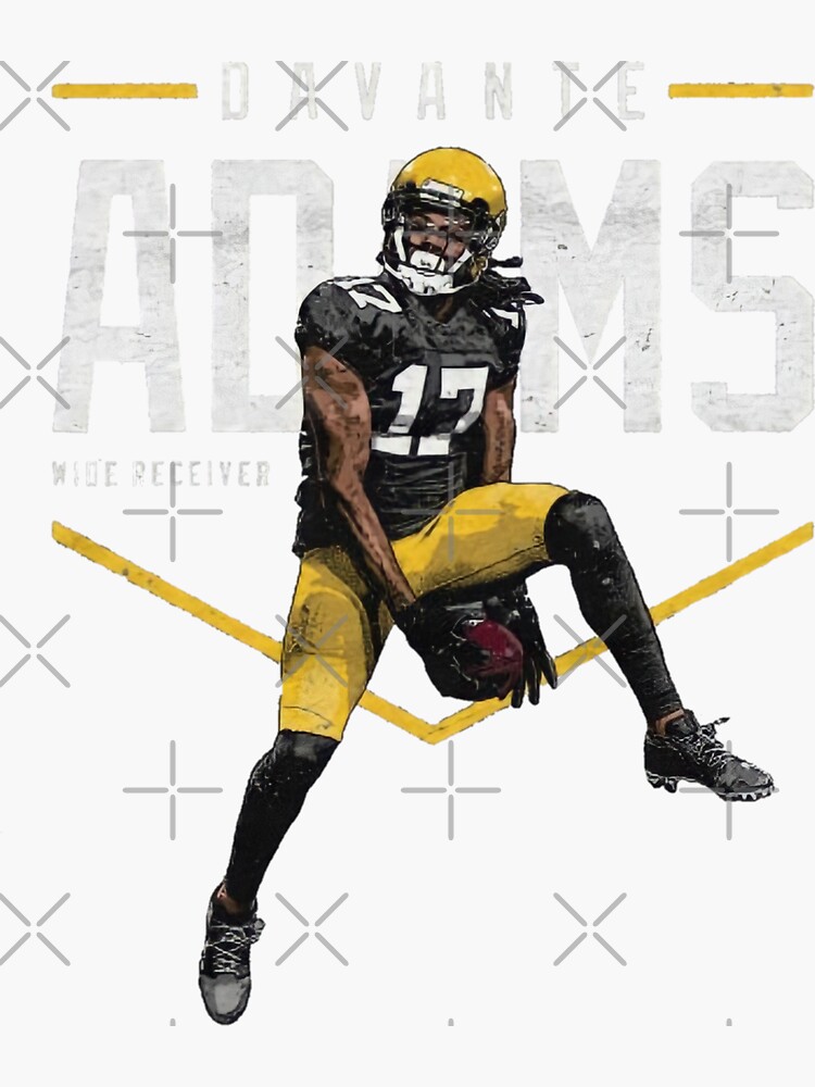 Davante Adams Away Jersey Sticker for Sale by designsheaven