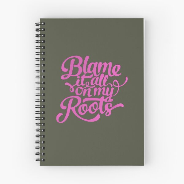 Item preview, Blame it all my Roots in pink designed and sold by LeahCoun.