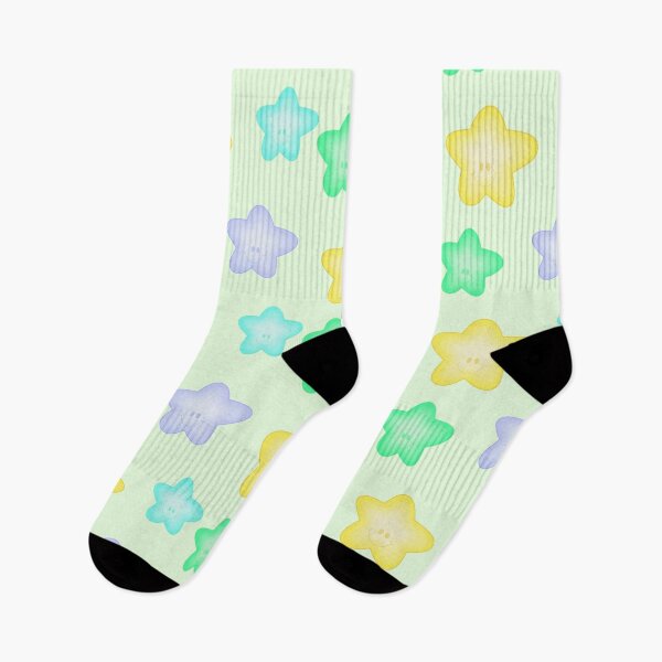Item preview, Pastel Glowing Smiley Face Stars designed and sold by hannahvira.