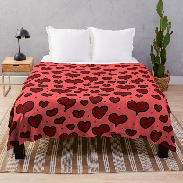 Item preview,  Red and pink Hearts trendy pattern designed and sold by cutecrazytshirt.