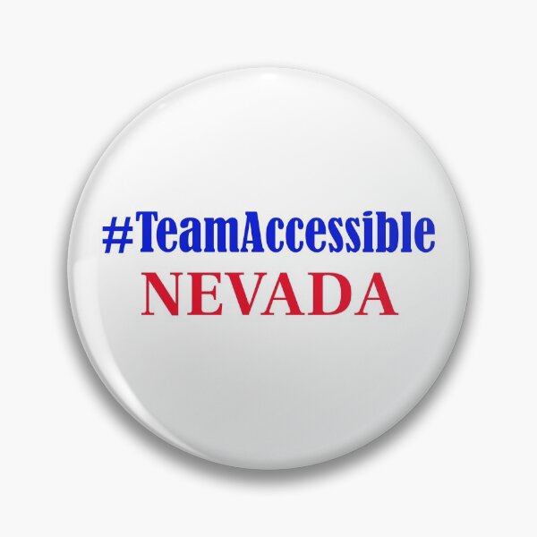 Team Accessible NEVADA Pin